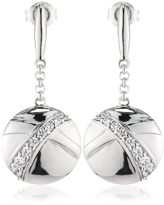 Orphelia Dames 925 Sterling Zilveren Oorbellen - Zilver ZO-5856 - Image 3