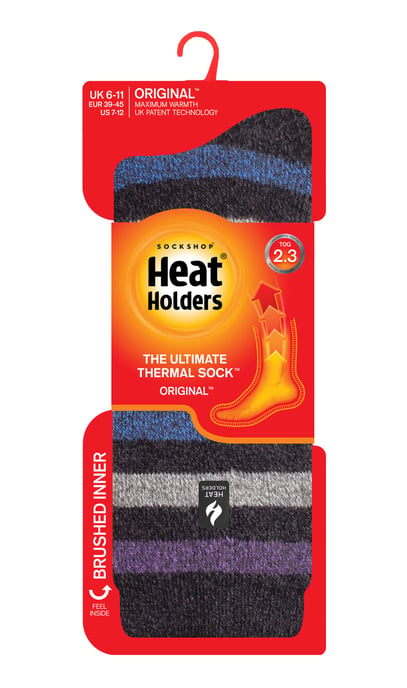 Heat Holders Heren extra dikke warme thermo sokken - Charcoal (Dublin) - Image 2