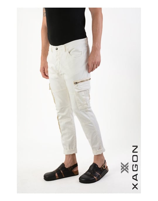 Xagon broek Cargo Mannen beige - Image 2