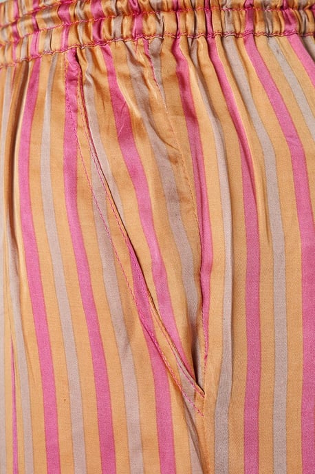 Caroline Tensen Florida Print Broek Roze / Oranje