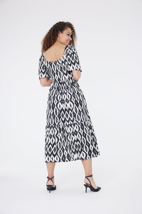 Frida Aztec Print Dress
