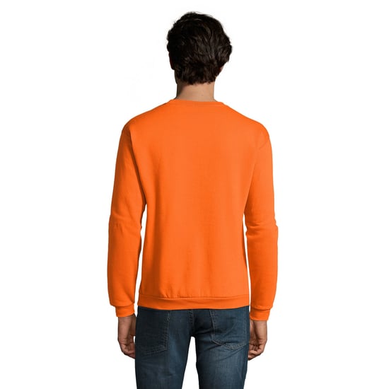 SOLS Heren Spider Ronde Hals Sweatshirt (Oranje) - Image 2