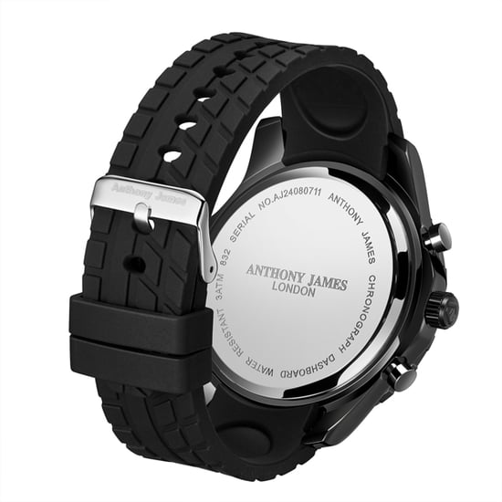 Handgemaakte Anthony James Limited Edition Chronograaf Dashboard wit - Image 2