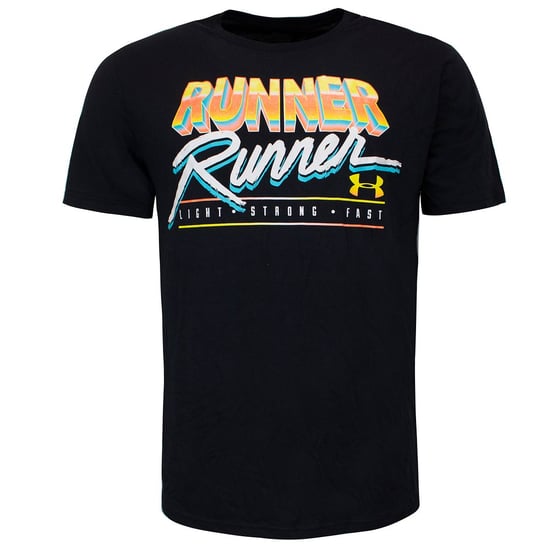 Under Armour Short Sleeve Crew Neck Black Mens T-Shirt 1350766 001