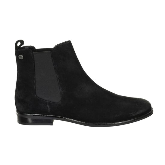 Velvet effect ankle boots with elastic bands WF200004A women