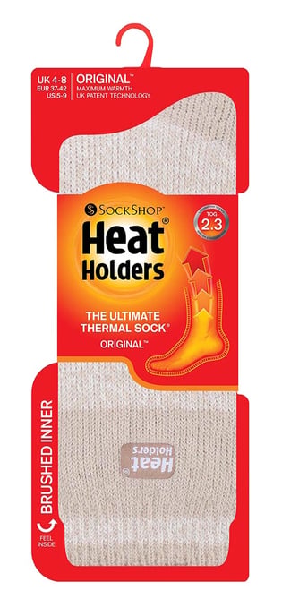 Heat Holders - Dames 2.3 tog thermo wintersokken - Cabinekoorts Beige - Image 2