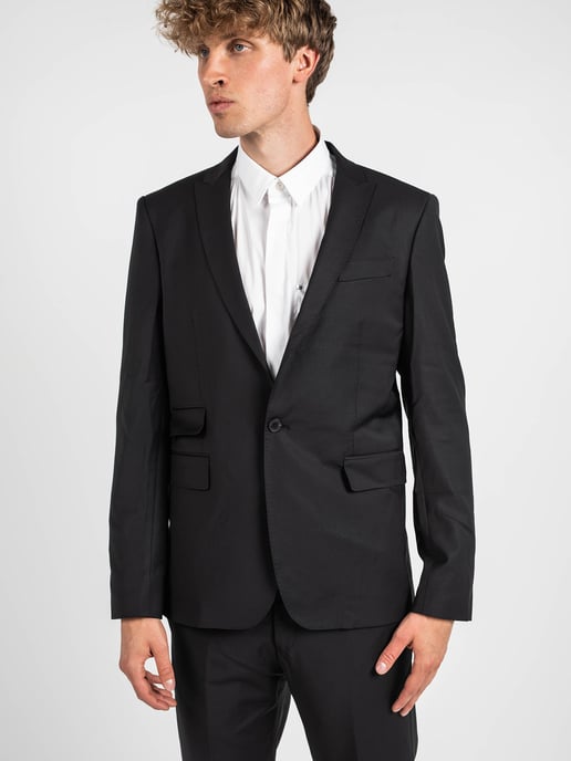 Les Hommes Garnitur Classic City Mannen zwart - Image 3