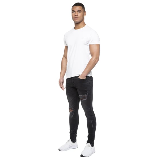 ETO heren skinny gescheurde jeans - Image 6