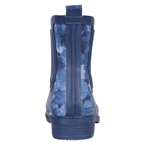 Mountain Warehouse Dames/dames Bloemige rubberen regenlaarzen (Donkerblauw) - Image 2