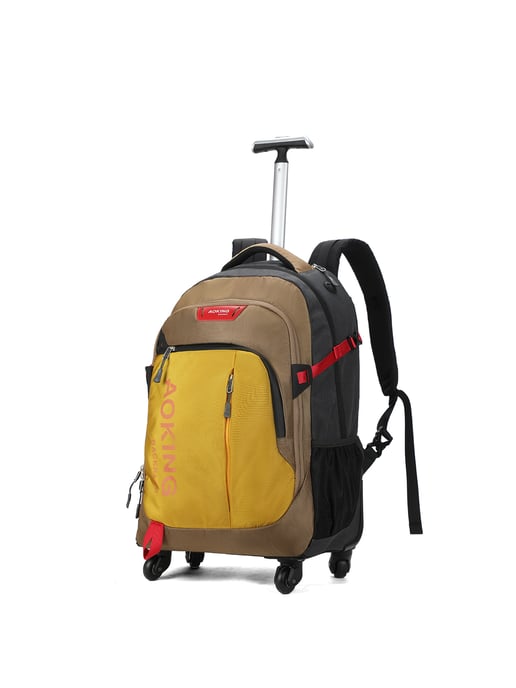 Aoking Rugzak Uniseks LIGHT BROWN - Image 2