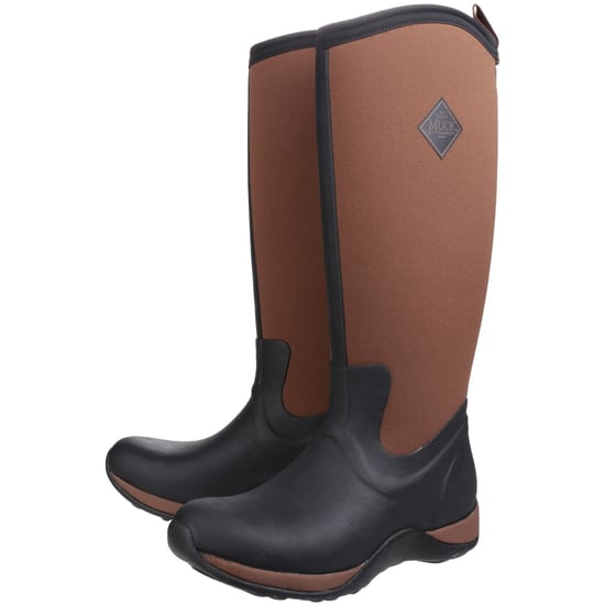 Muck Boots Arctic Adventure Zwarte/Bruine Regenlaarzen - Image 6