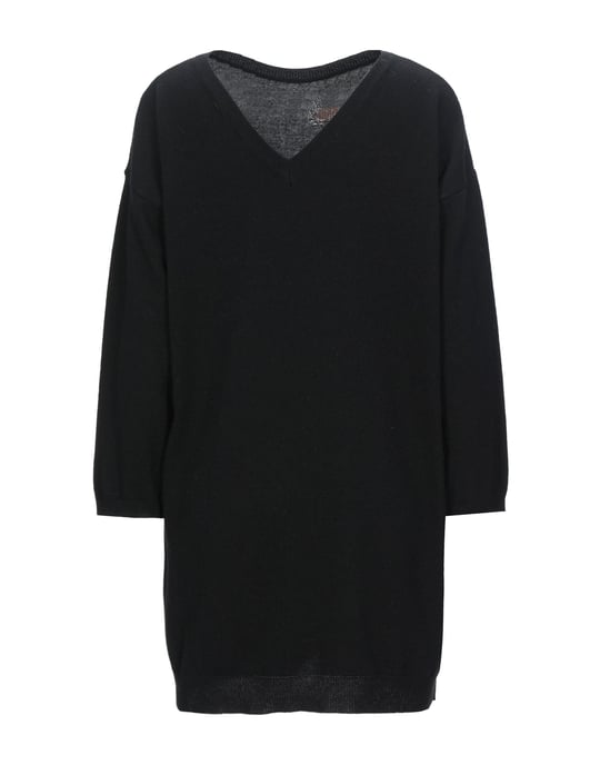 Kaos Jeans Black Lame Knit Jumper