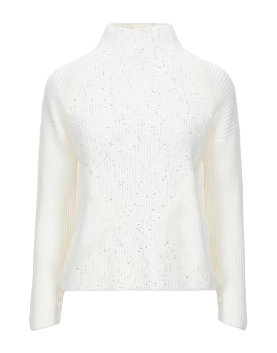 Knitwear Lorena Antoniazzi White Women's Virgin Wool
