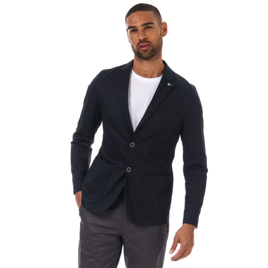 Men's Ted Baker Cliford Piece Dyed Cotton Blazer in Navy