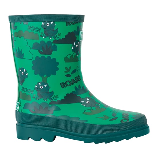 Regatta Kinderen/Kids Mudplay II Stompy De Dinosaurus Wellington Laarzen (Groen) - Image 1