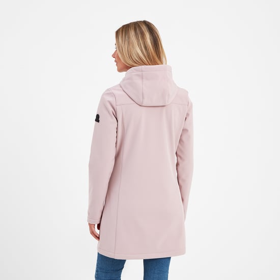 Keld Womens Softshell Long Jacket Dusky Pink