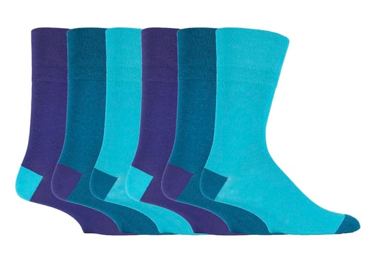 6 paar sokken zonder elastiek herensokken met zachte grip 39-45 Uk - MGG90 - Image 1