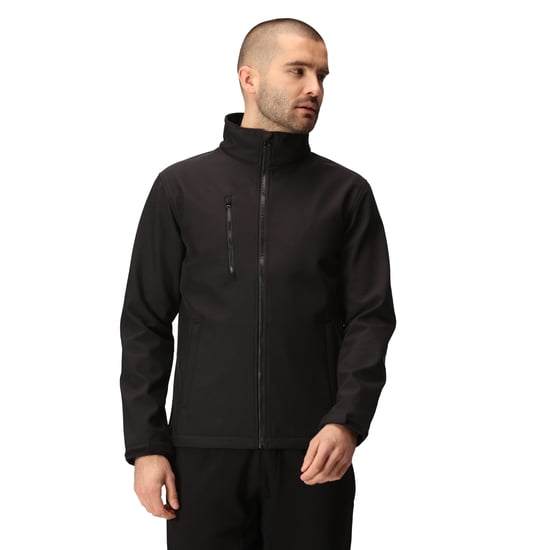 Regatta Mens Ablaze 3 Layer Softshell Jacket (Black)