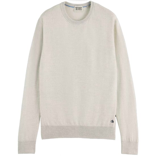 Scotch&Soda Essentials Crewneck Trui Van Merinowol - Image 1