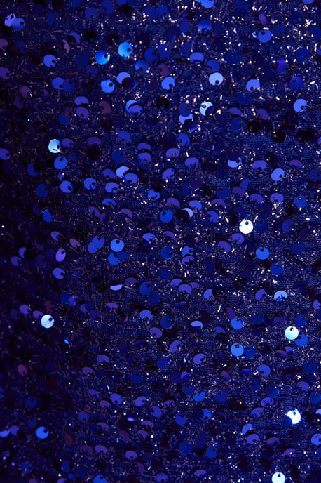 Royal Blue Sequin One Shoulder Mini Dress