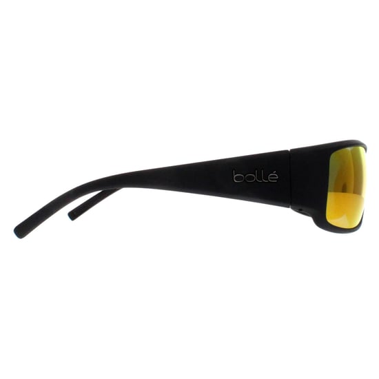 Bolle Wrap Mens Matte Black Volt+ Ruby Polarized King