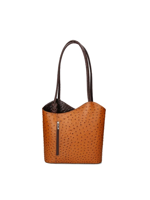 Gave Lux backpack women COGNAC/DARK BROWN