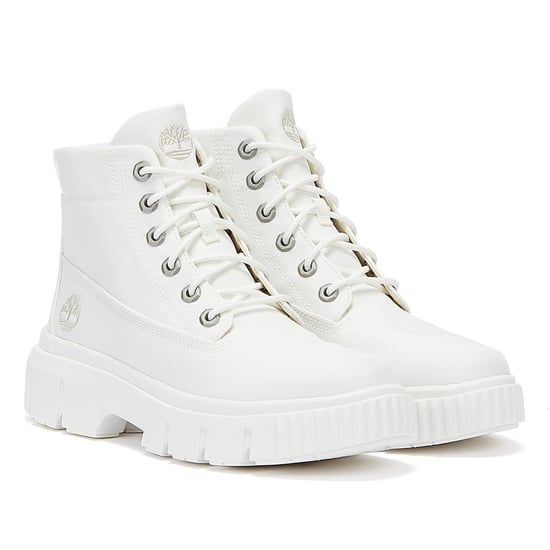 Timberland Greyfield Stof Dames Wit Laarzen - Image 1