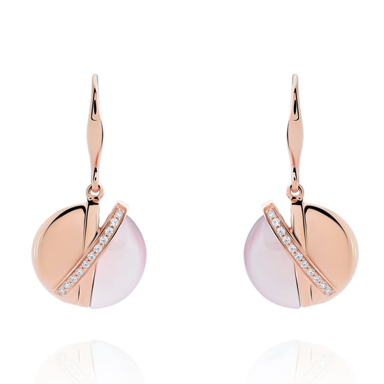 Orphelia 'Moragene' Dames 925 Sterling Zilveren Set: Halsketting + Oorbellen + Ring - Roze SET-7506/RG - Image 3