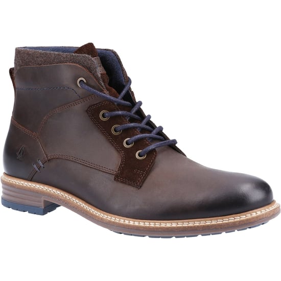 Hush Puppies Joel Leder Heren Bruin Laarzen - Image 1