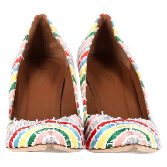 Malone Souliers Brenda Pumps in Multicolor Canvas - Image 2