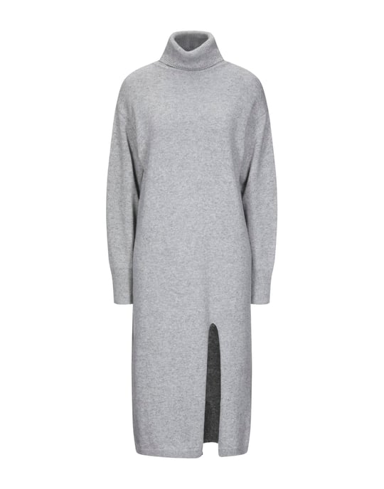 Kaos Grey Melange Knit Dress