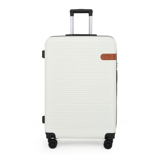 Hardshell Cream Cabin Suitcase Robust ABS Lightweight Luggage Holiday Bag