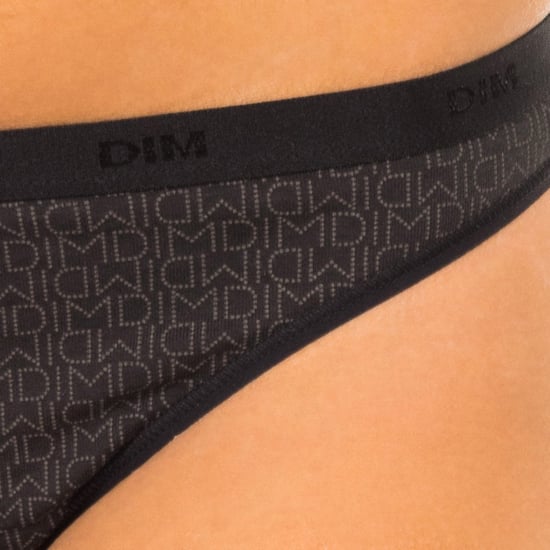 Pack-3 Cotton Strech Thongs with inner lining D4C19 woman