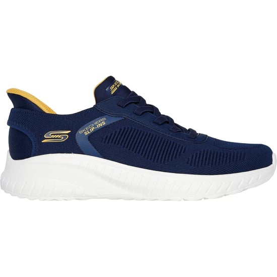 Skechers BOBS Sport Squad Chaos Solid Step Heren Navy Trainers - Image 2