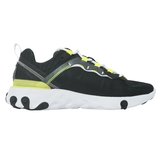 Nike React Element 55 SE Lace-Up Black Synthetic Womens Trainers CN3591_001