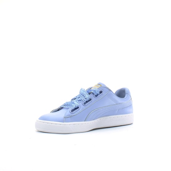 PUMA Basket Heart Crochet Purple Womens Trainers