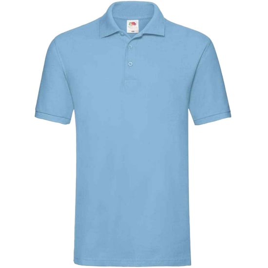 Fruit of the Loom Heren Premium Katoenen Piqué Poloshirt (Hemelsblauw) - Image 1