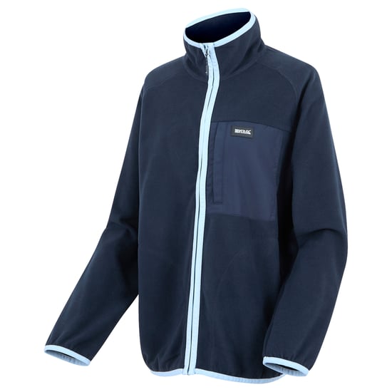 Regatta Dames/Dames Lilana Full Zip Fleecejack (Marine/Chambrayblauw) - Image 3
