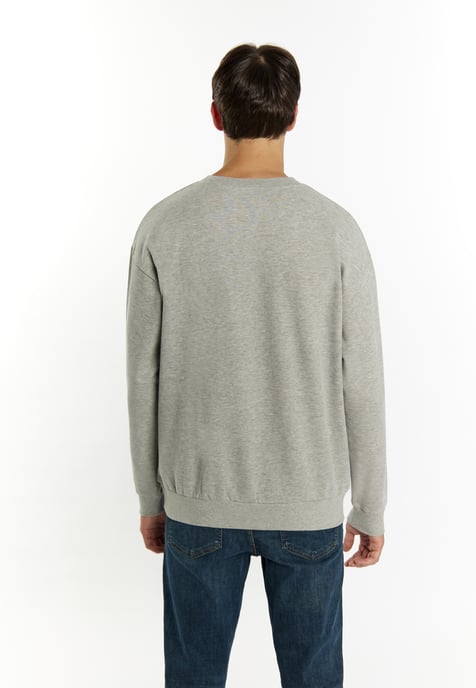 Mo Sweatshirt Heren grijs melange - Image 4