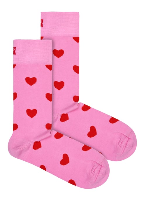 Happy Socks - Noviteiten Hart Design Sokken | Geweldig Cadeau - Hart - Image 1