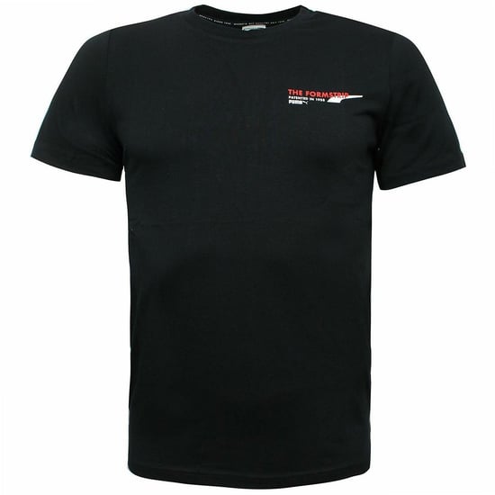 Puma Graphic Logo Short Sleeve Crew Neck Black Mens T-Shirt 597335 01