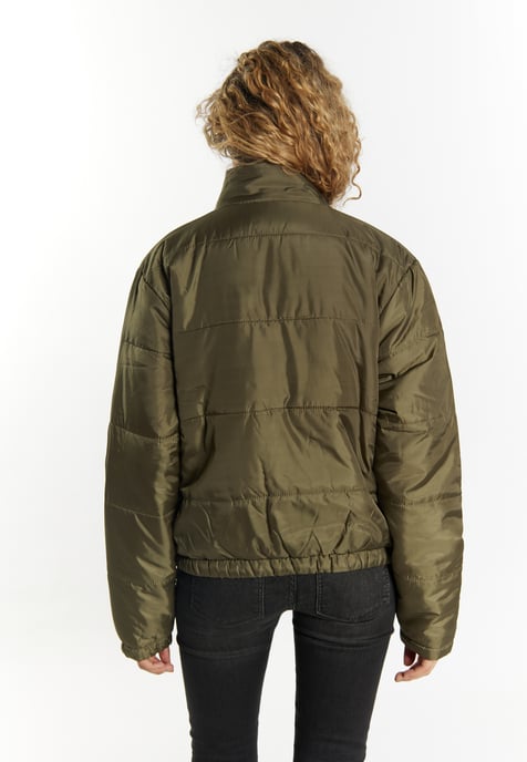 Mymo Licht gewatteerd blousonjack Dames militaire olijf - Image 4