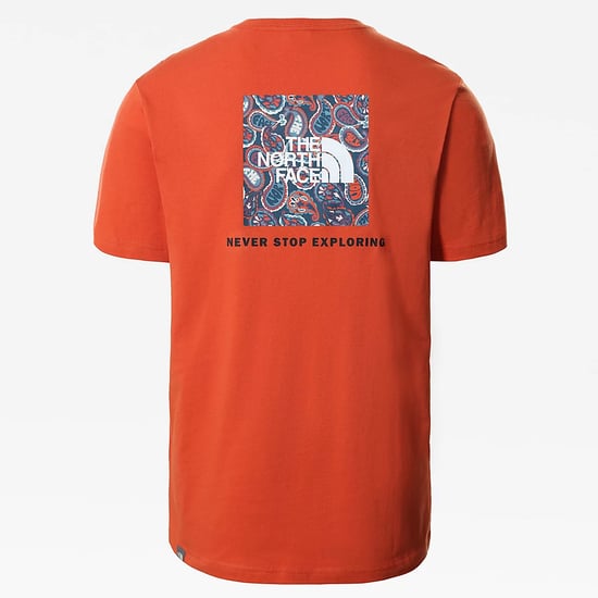 The North Face Men's Short Sleeve Redbox T-Shirt, Burnt Ochre