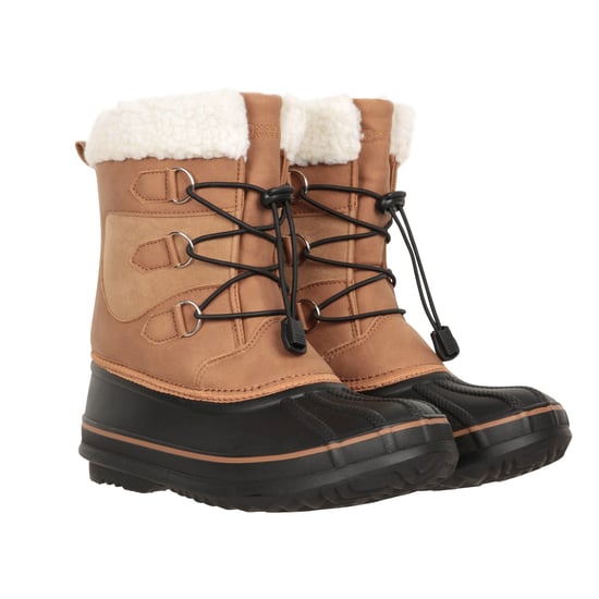 Mountain Warehouse Adaptieve sneeuwlaarzen voor kinderen/Kinderen (Tan) - Image 3