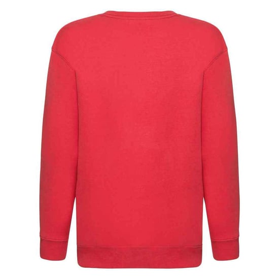 Fruit of the Loom Sweatshirt met Drop Shoulder voor Kinderen/Kinderen (Rood) - Image 2