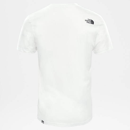 Men’s The North Face Short Sleeve Simple Dome T-Shirt, TNF White