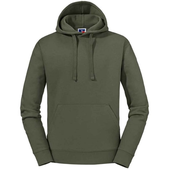 Russell Heren Authentieke Hoodie (Olijfgroen) - Image 1