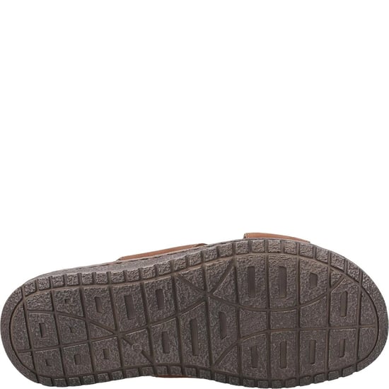 Hush Puppies Heren Nile Crossover Leren Sandalen (Bruin) - Image 4