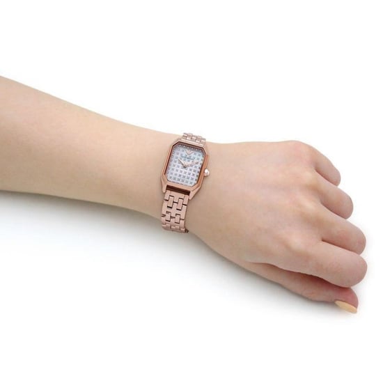 Emporio Armani AR11389 Twee Hand Rose Gold Tone dameshorloge - Image 2