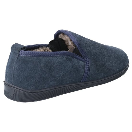 Hush Puppies Heren Arnold Slip On Leather Slipper (Marine) - Image 4